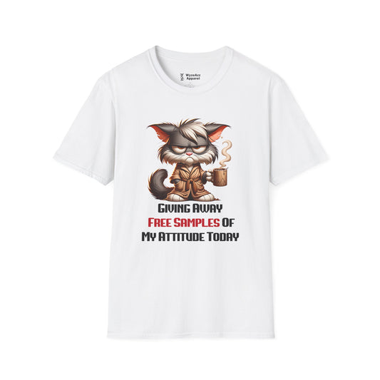 Giving Away Free Samples Of My Attitude Coffee T-Shirt