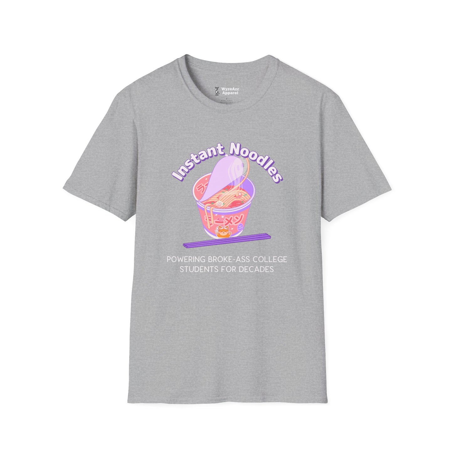 Ramen Instant Noodles - Powering College Students T-Shirt