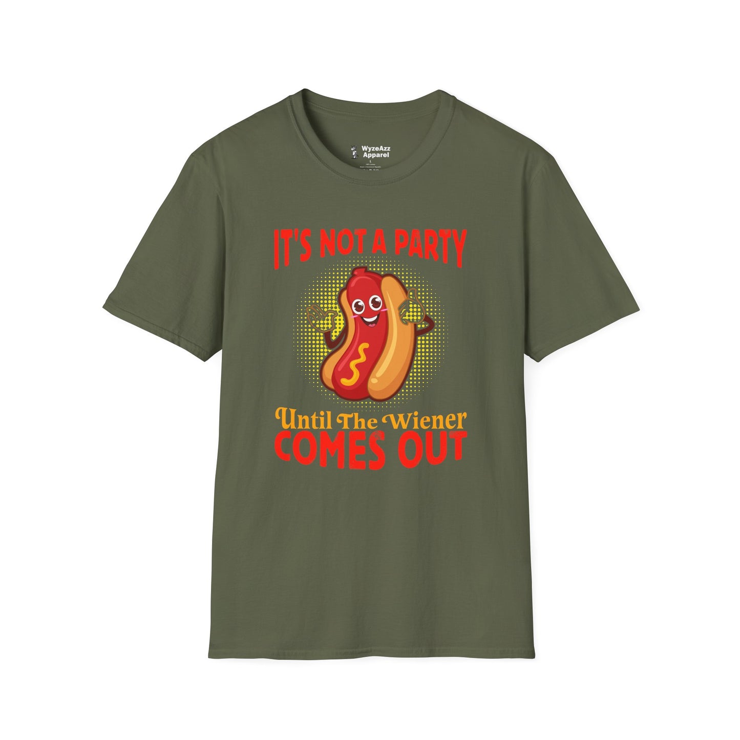 It's Not a Party Until The Weiner Comes Out Hotdog T-Shirt