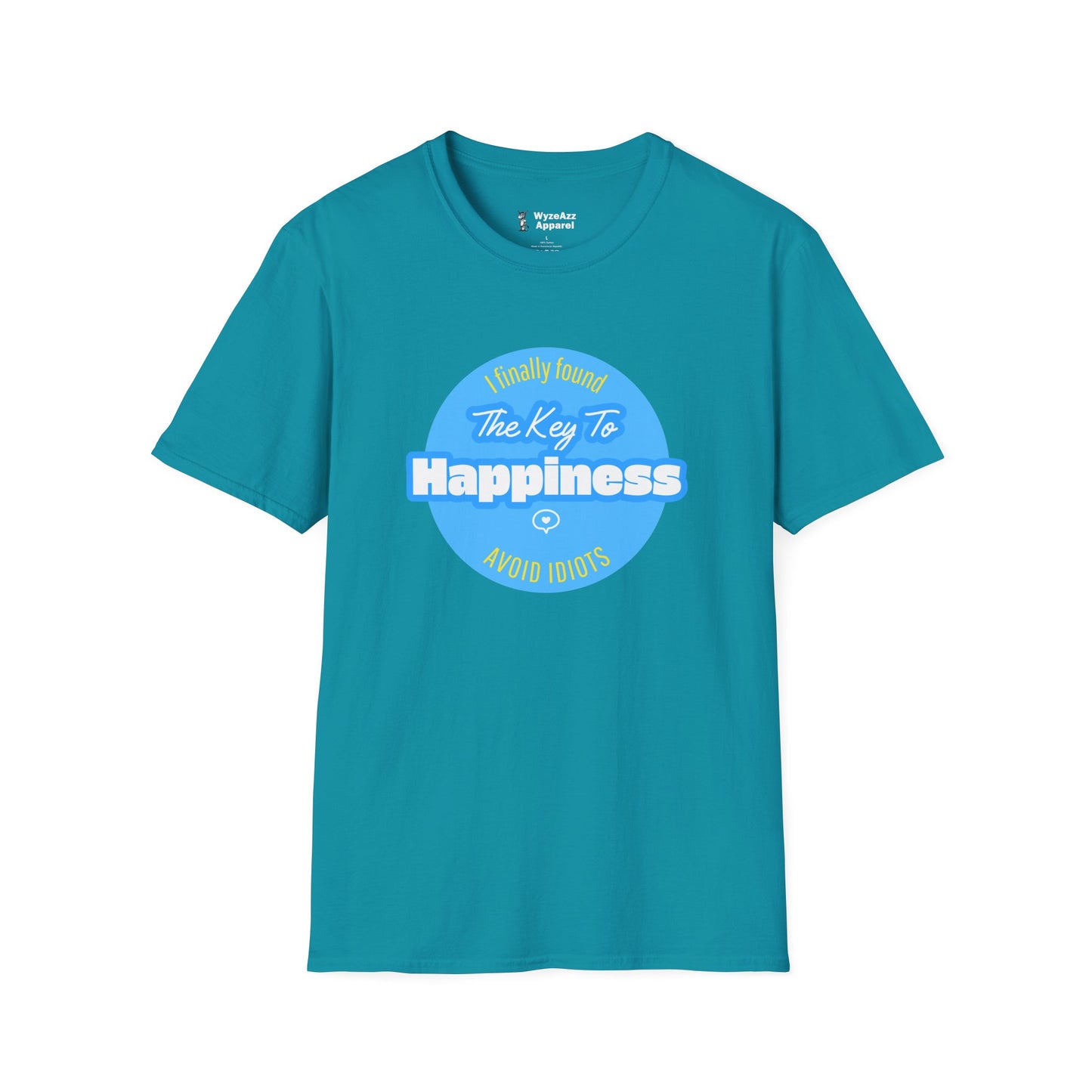 The Key To Happiness.  Avoid Idiots T-Shirt