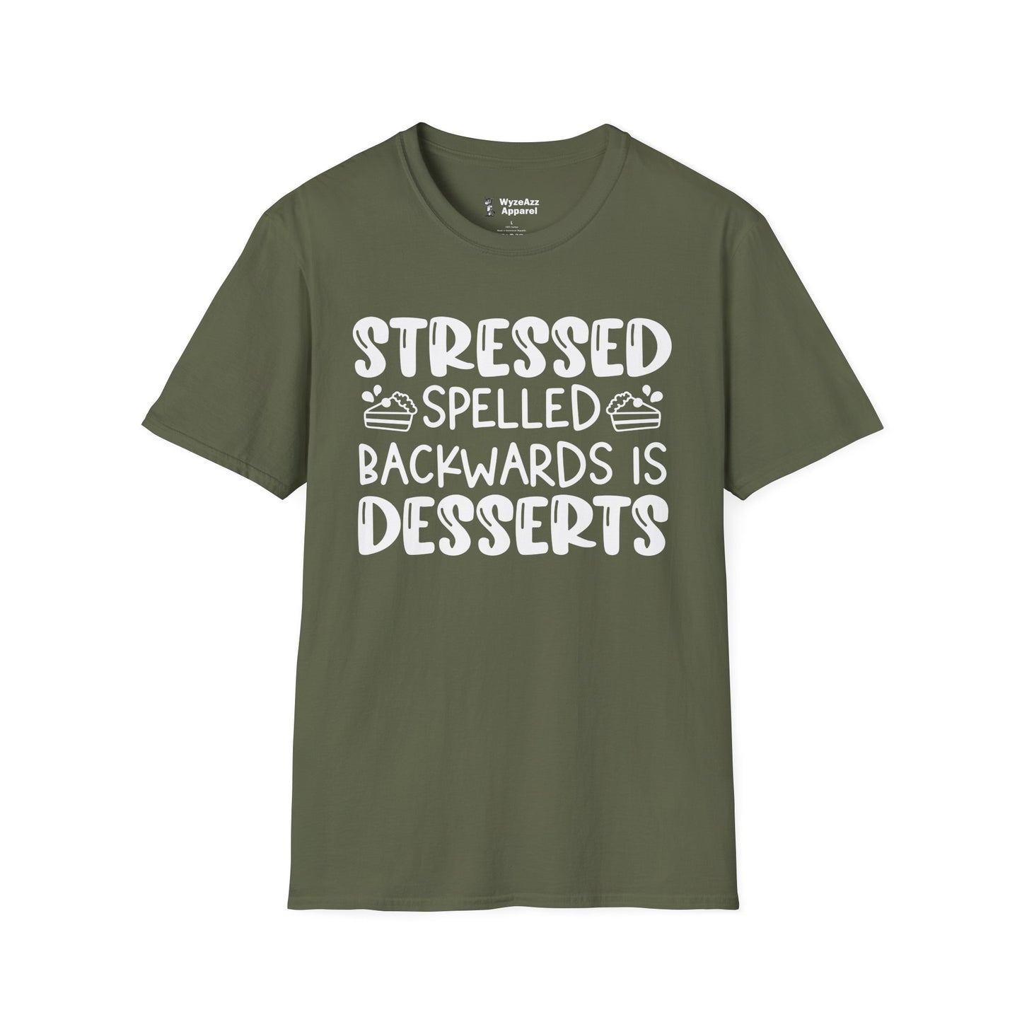 Stressed Spelled Backwards Is Desserts - Cooking T-Shirt