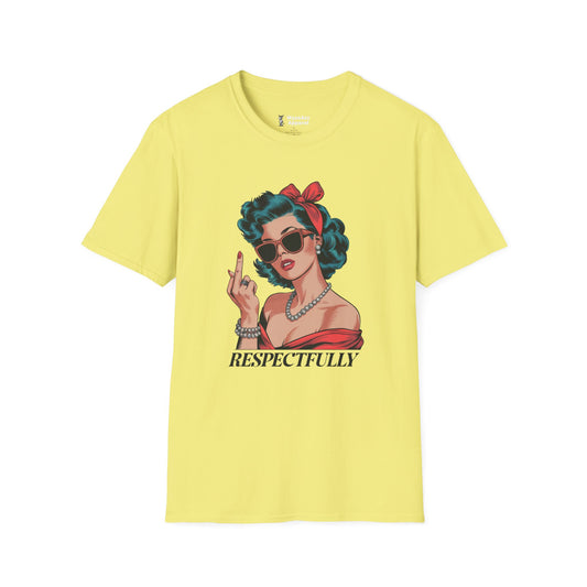 Respectfully Middle Finger T-Shirt