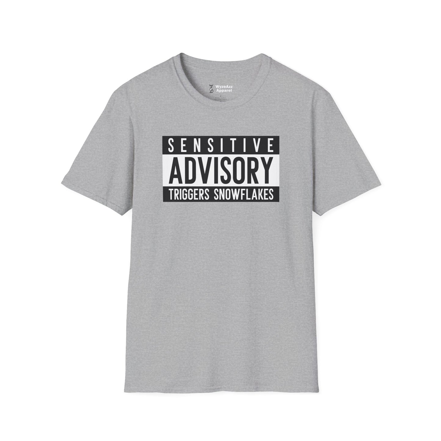 Sensitive Advisory Snowflakes T-Shirt