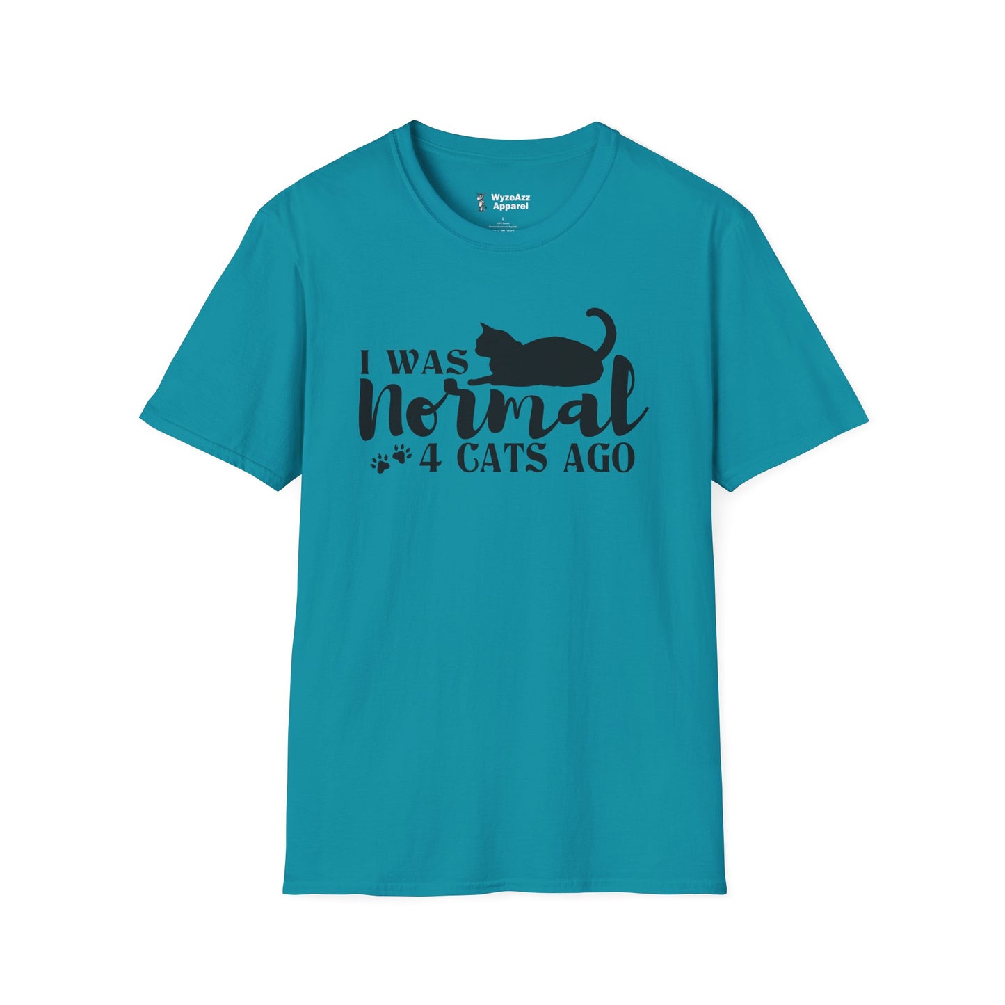 I Was Normal 4 Cats Ago T-Shirt