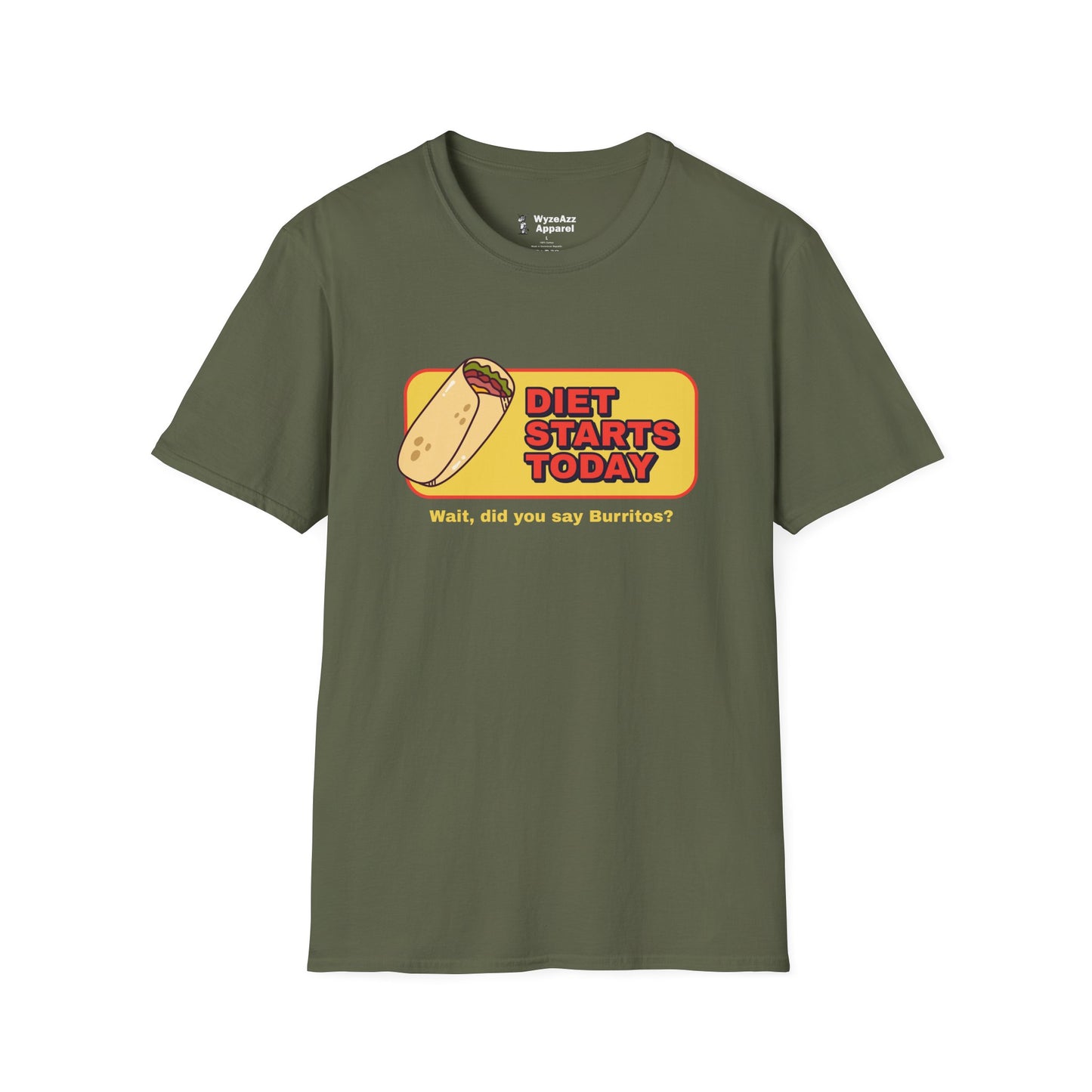 Diet Starts Today - Wait, Burritos? T-Shirt
