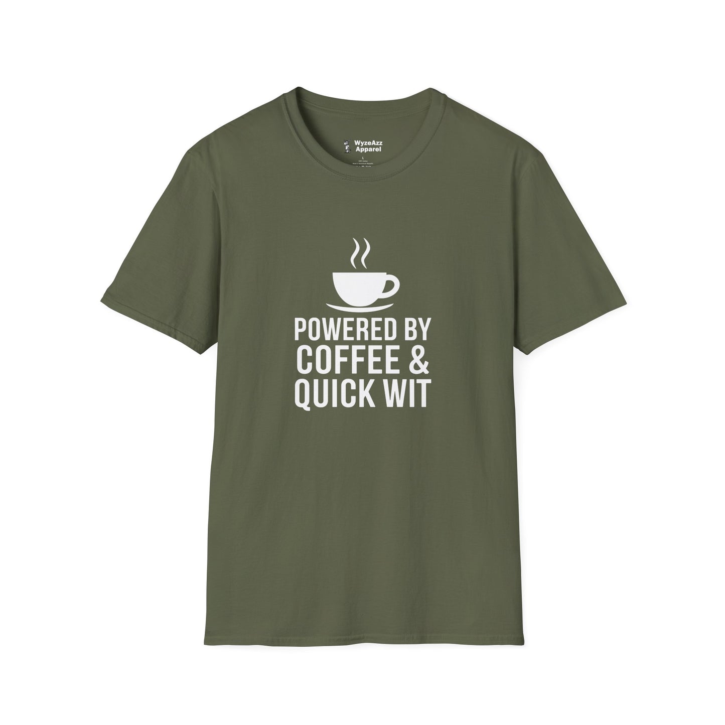 Powered By Coffee And Quick Wit T-Shirt