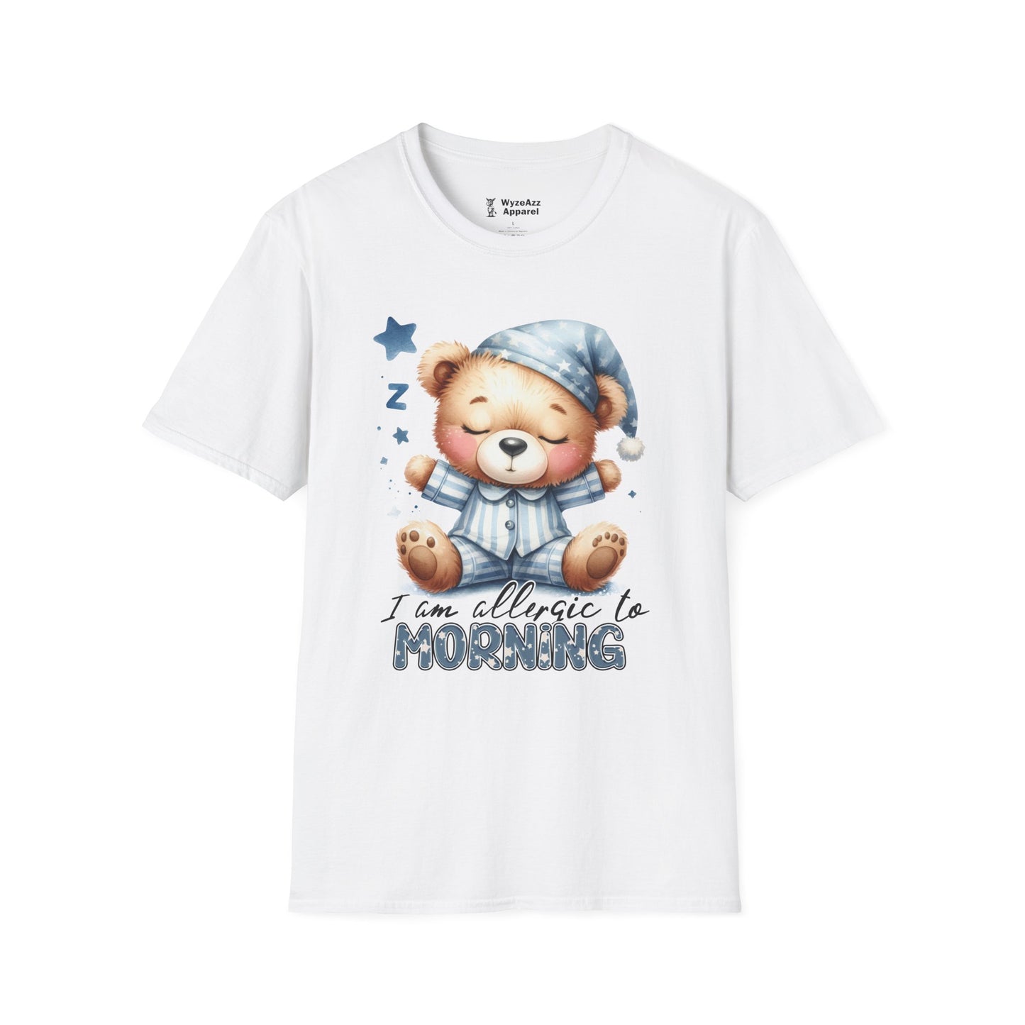 I Am Allergic To Morning  Teddy Bear T-Shirt