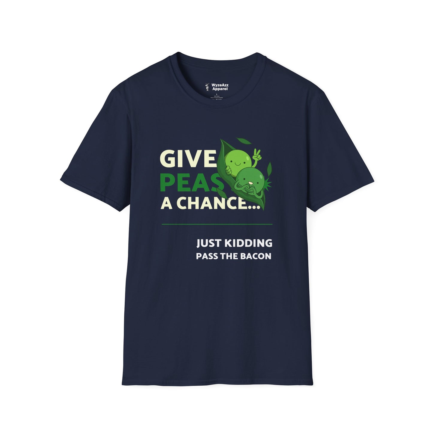 Give Peas A Chance - Bacon T-Shirt