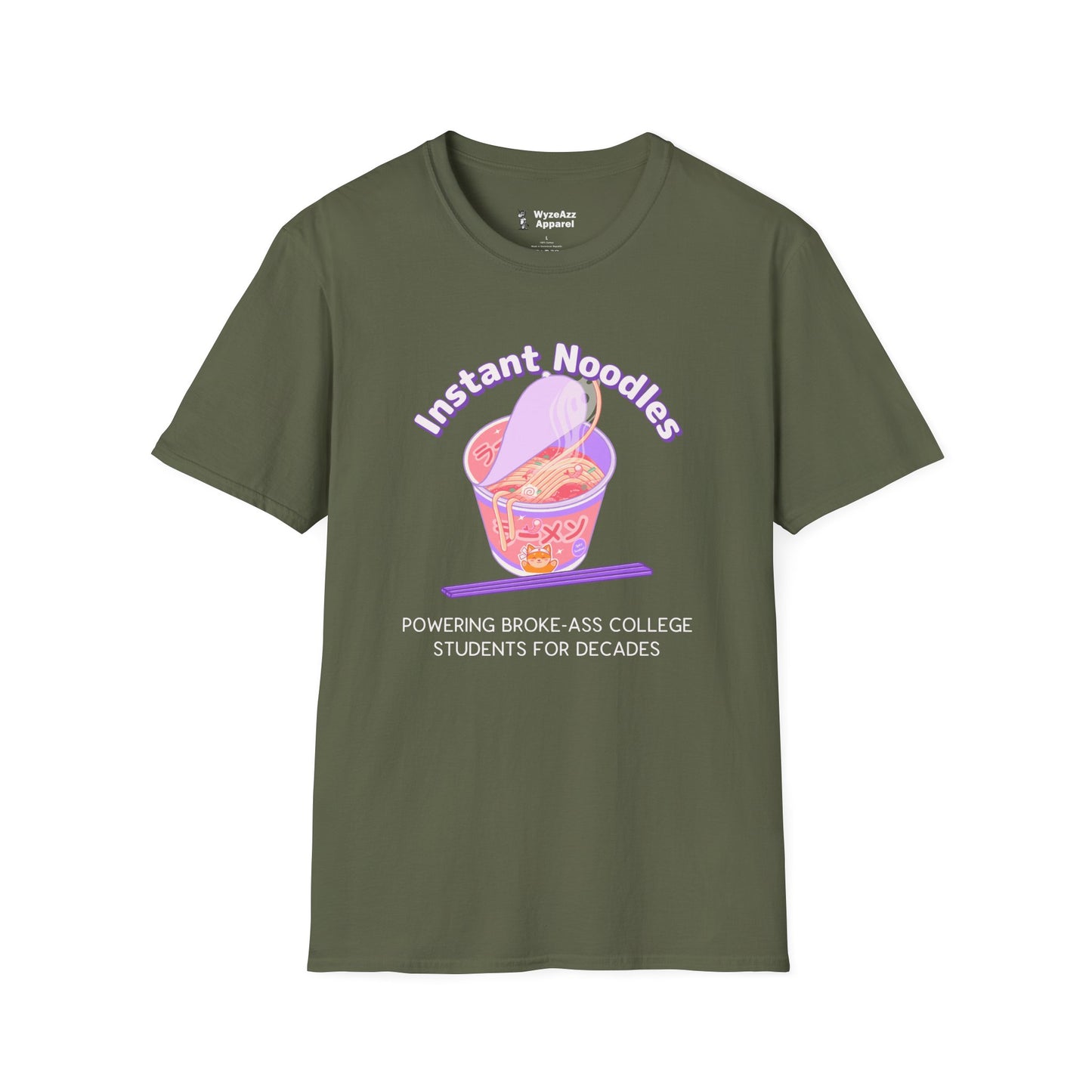 Ramen Instant Noodles - Powering College Students T-Shirt