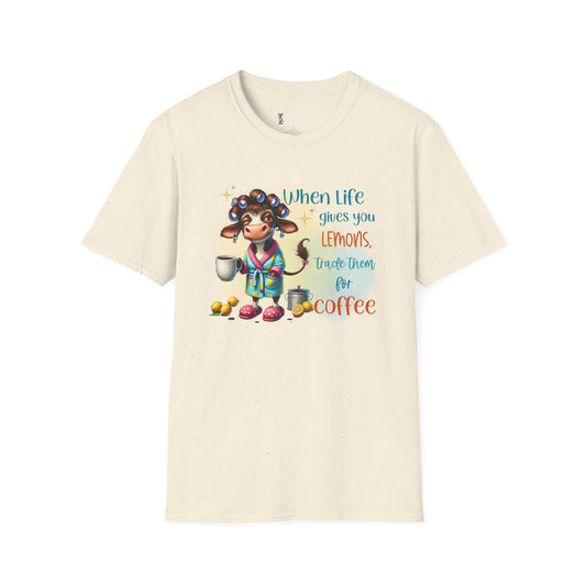 When Life Gives You Lemons, Trade Them For Coffee T-Shirt