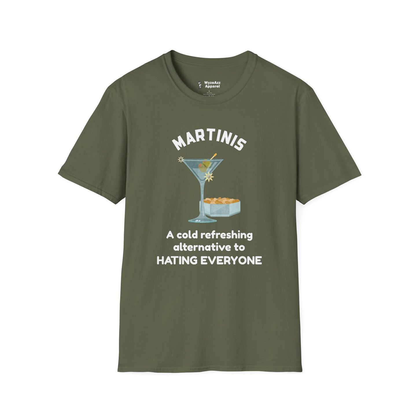Martinis - A Cold Refreshing Alternative to Hating Everyone T-Shirt