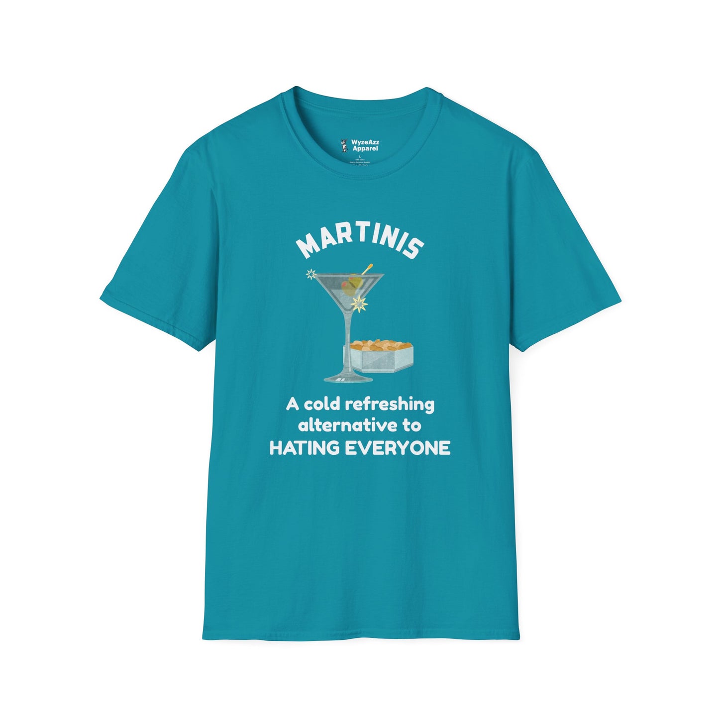 Martinis - A Cold Refreshing Alternative to Hating Everyone T-Shirt
