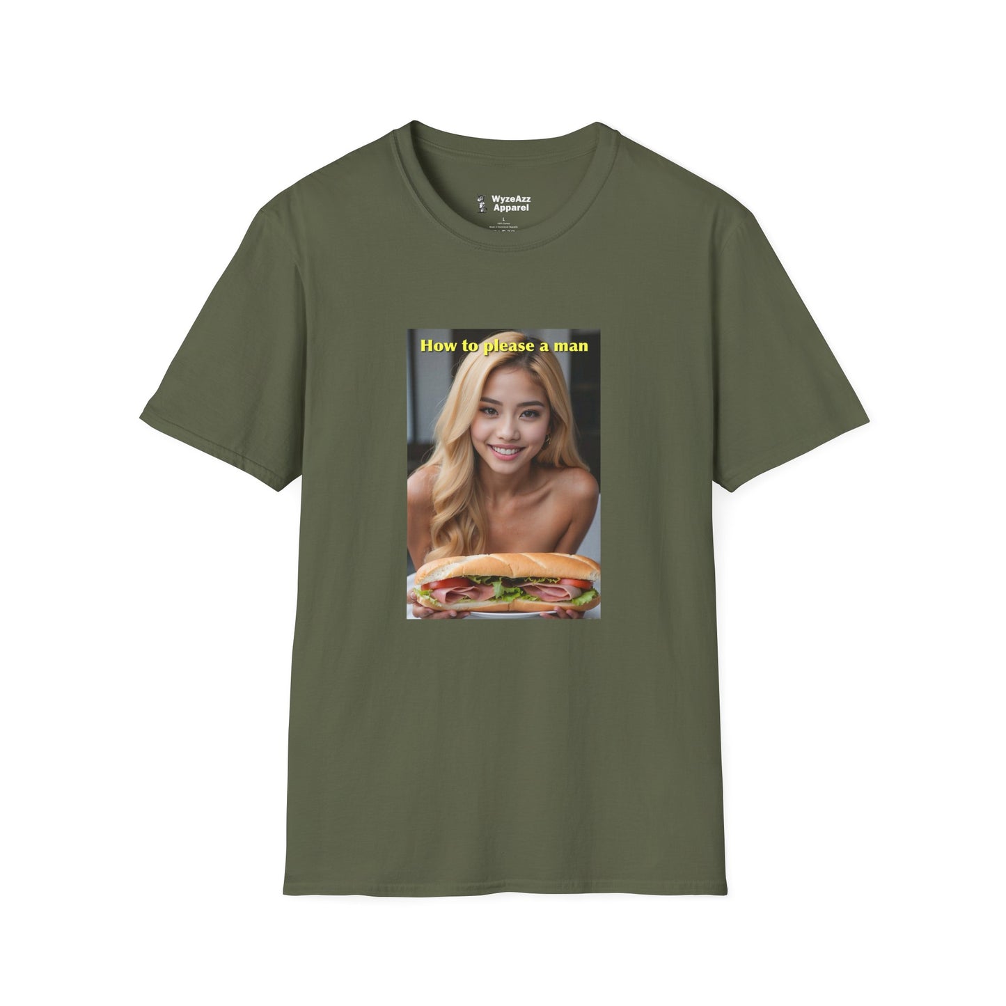 How To Please A Man Sandwich T-Shirt