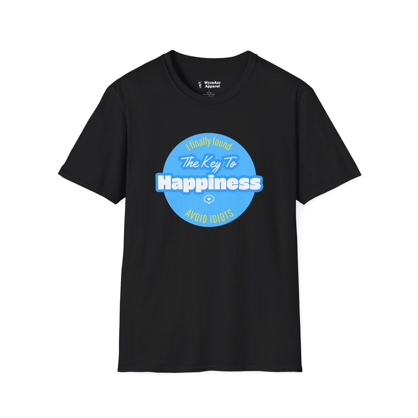 The Key To Happiness.  Avoid Idiots T-Shirt