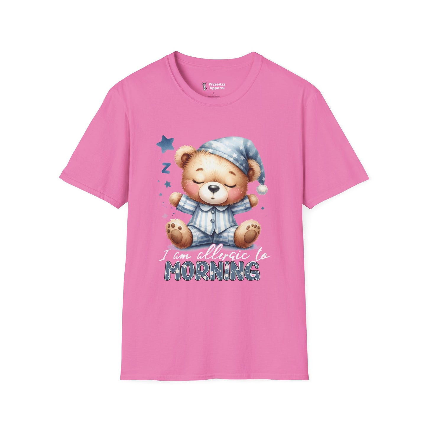 I Am Allergic To Morning  Teddy Bear T-Shirt