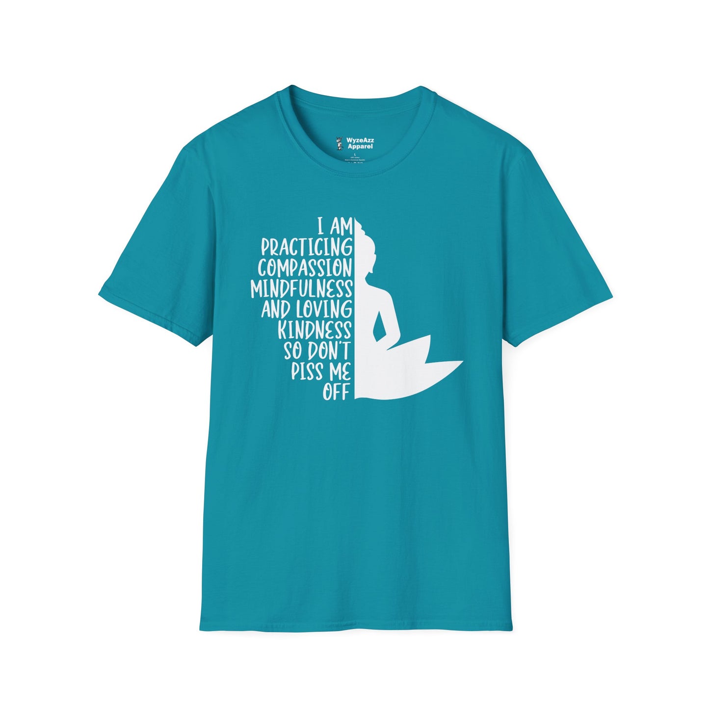 I Am Practicing Compassion, Don't Piss Me Off - Buddhist T-Shirt