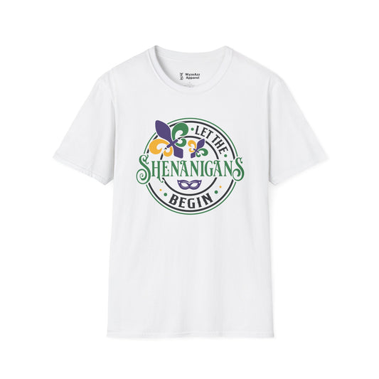 New Orleans Mardi Gras - Let The Shenanigans Begin T-Shirt