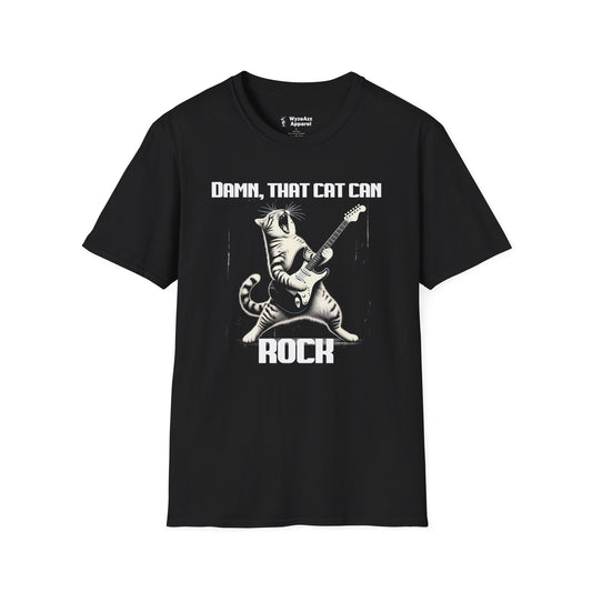 Damn That Cat Can Rock T-Shirt
