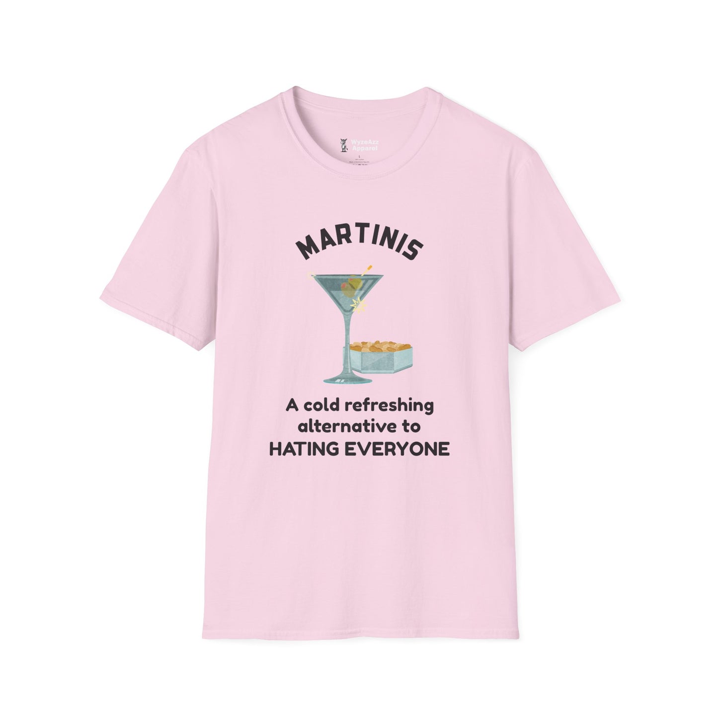 Martinis - A Cold Refreshing Alternative to Hating Everyone T-Shirt
