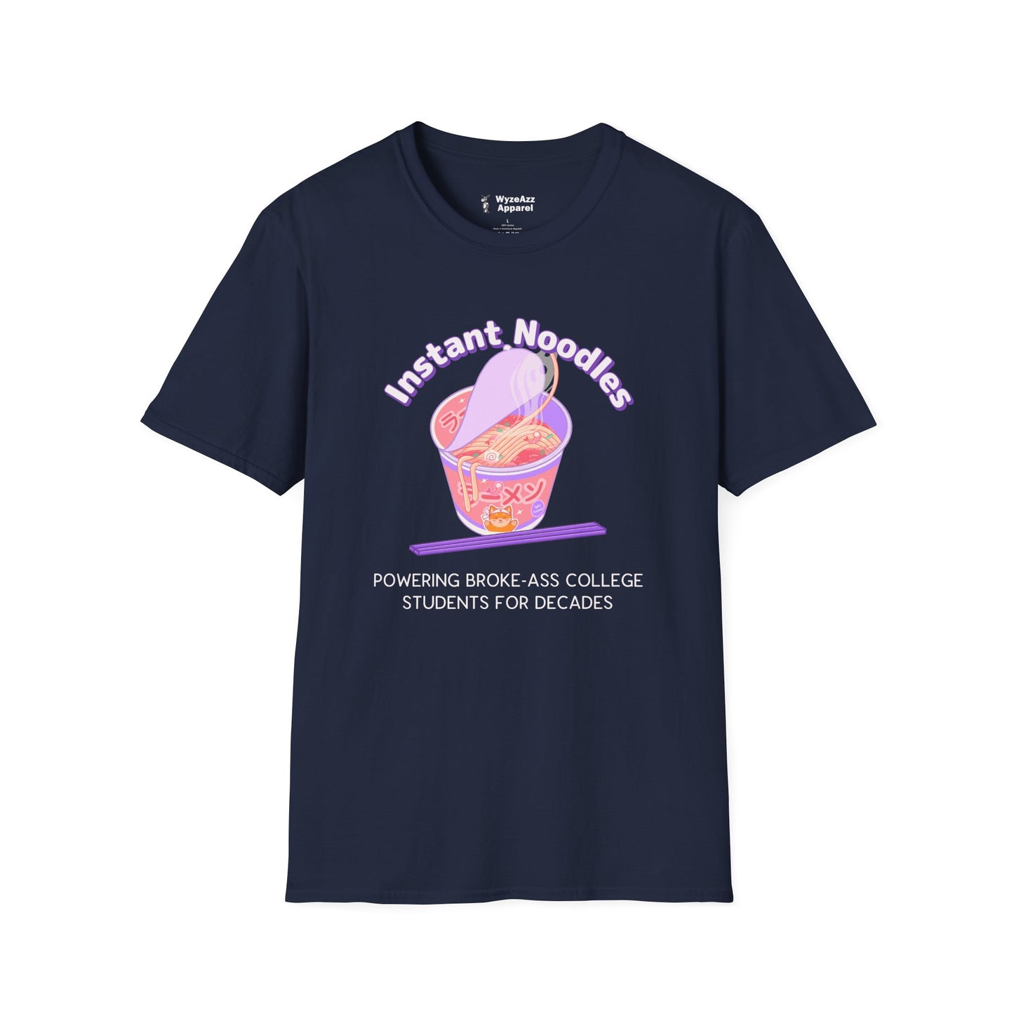 Ramen Instant Noodles - Powering College Students T-Shirt