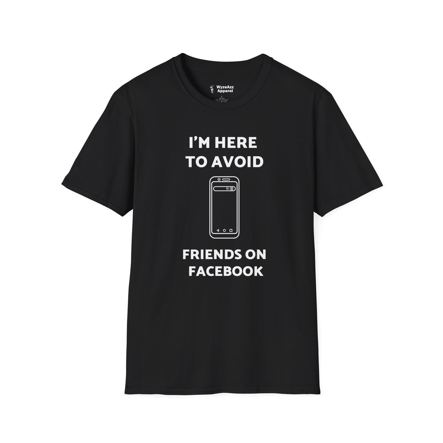 I'm Here To Avoid Friends On Facebook T-Shirt