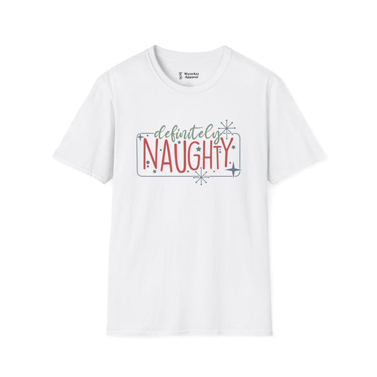 Definitely Naughty Christmas T-Shirt