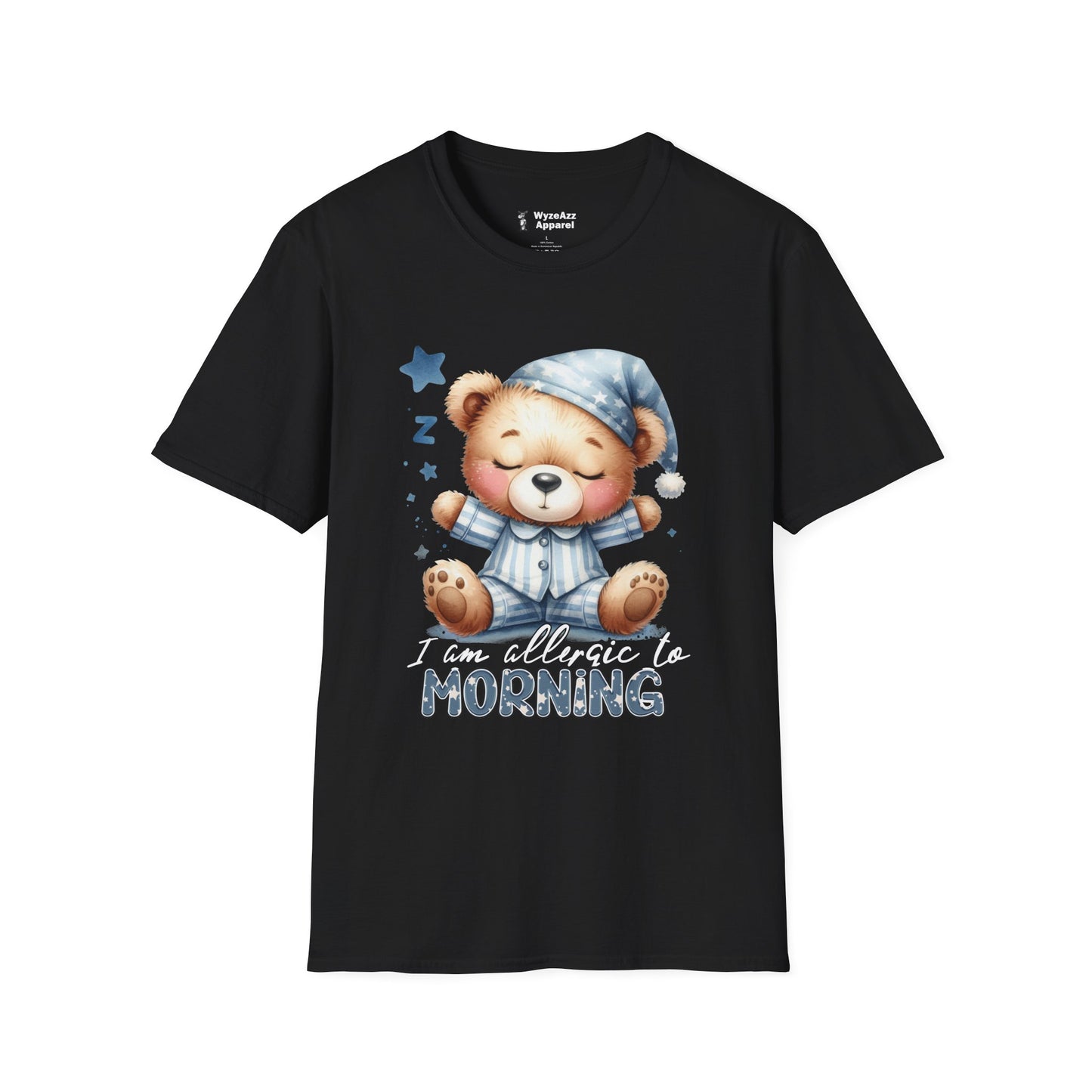 I Am Allergic To Morning  Teddy Bear T-Shirt