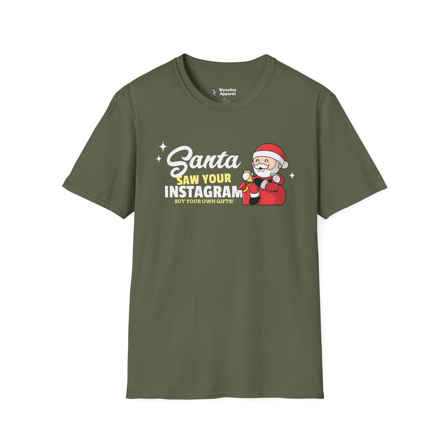 Santa Saw Your Instagram T-Shirt