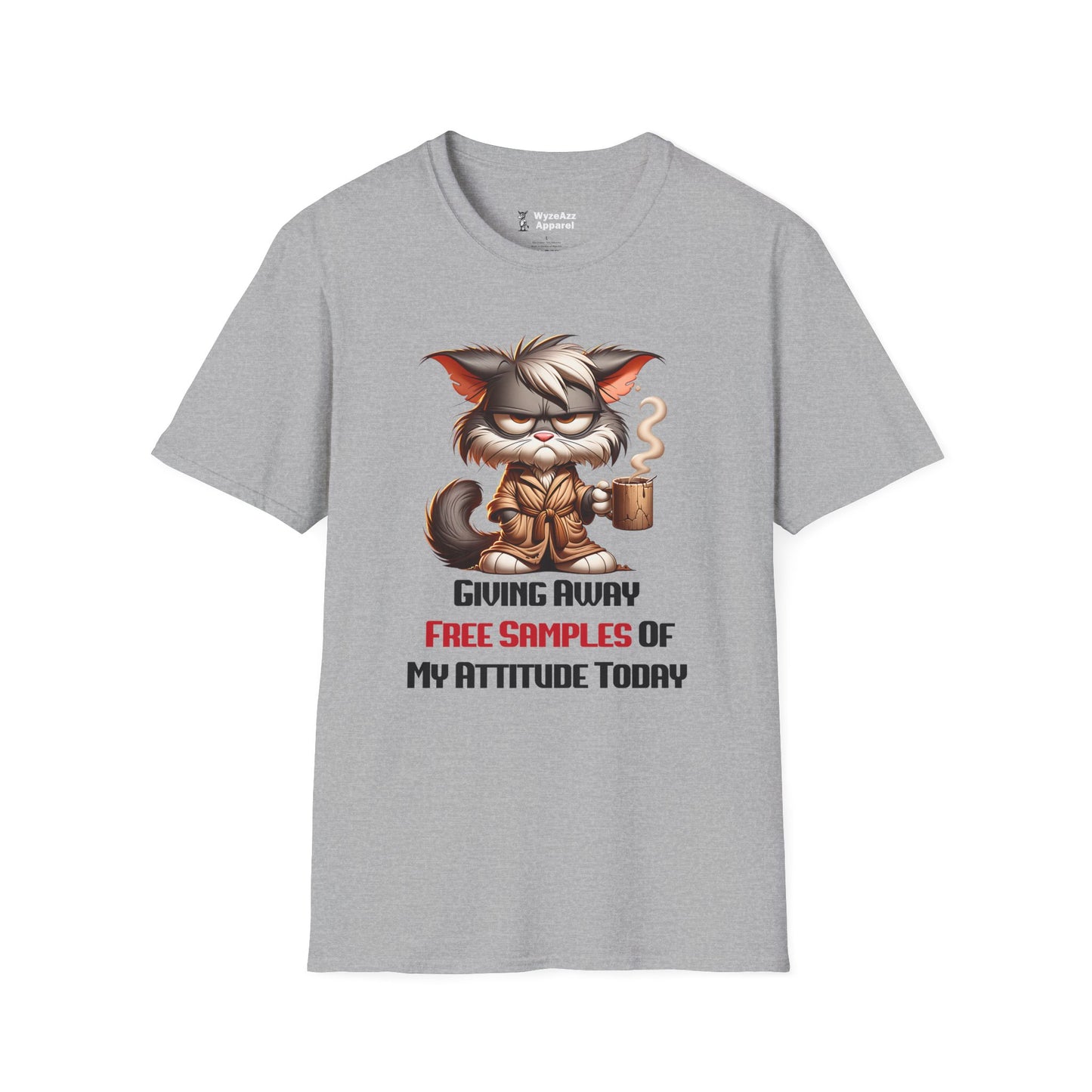 Giving Away Free Samples Of My Attitude Coffee T-Shirt