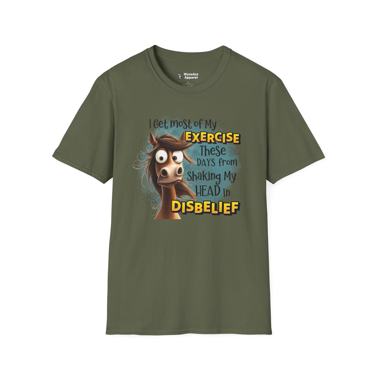 I Get Most of My Exercise From Shaking My Head In Disbelief T-Shirt