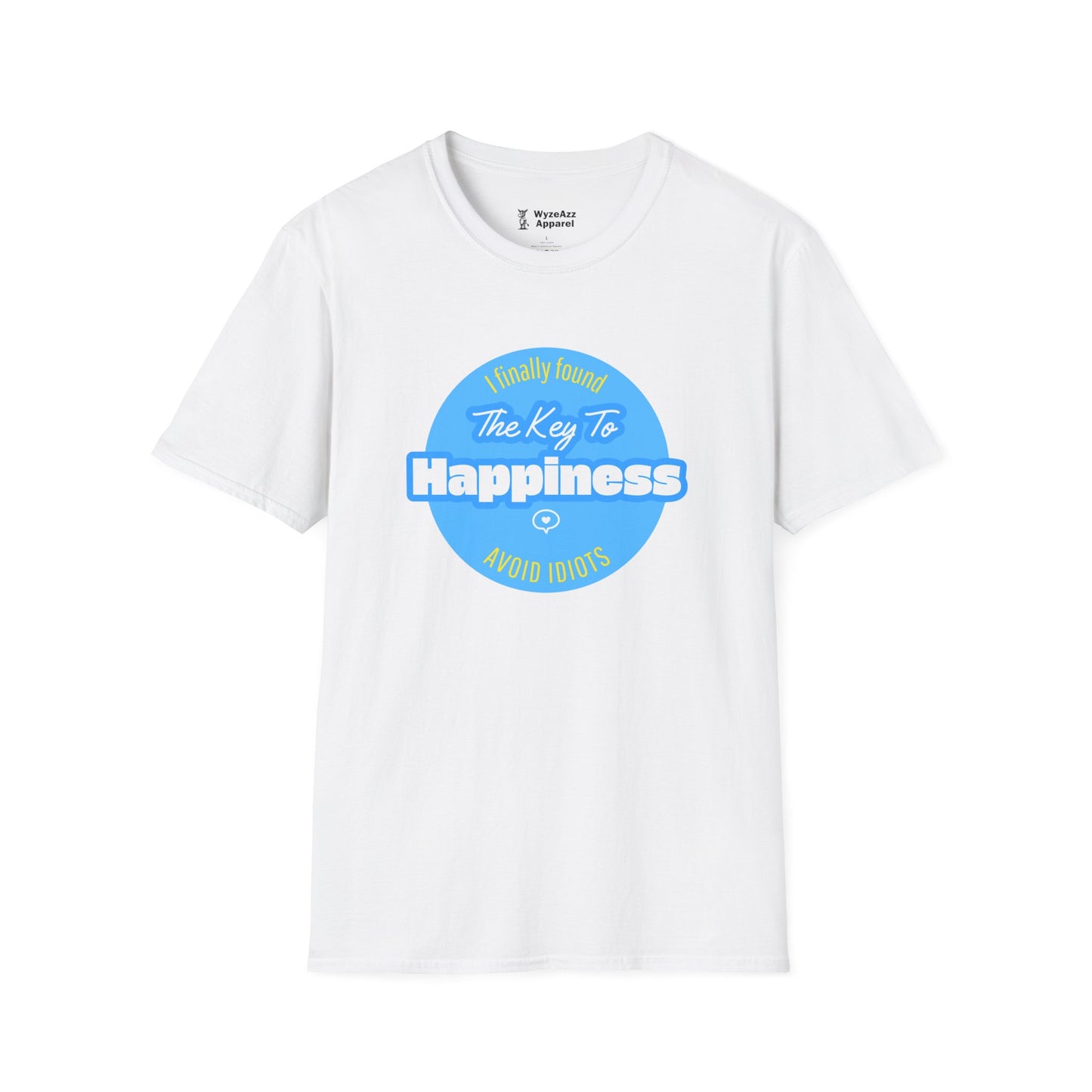 The Key To Happiness.  Avoid Idiots T-Shirt