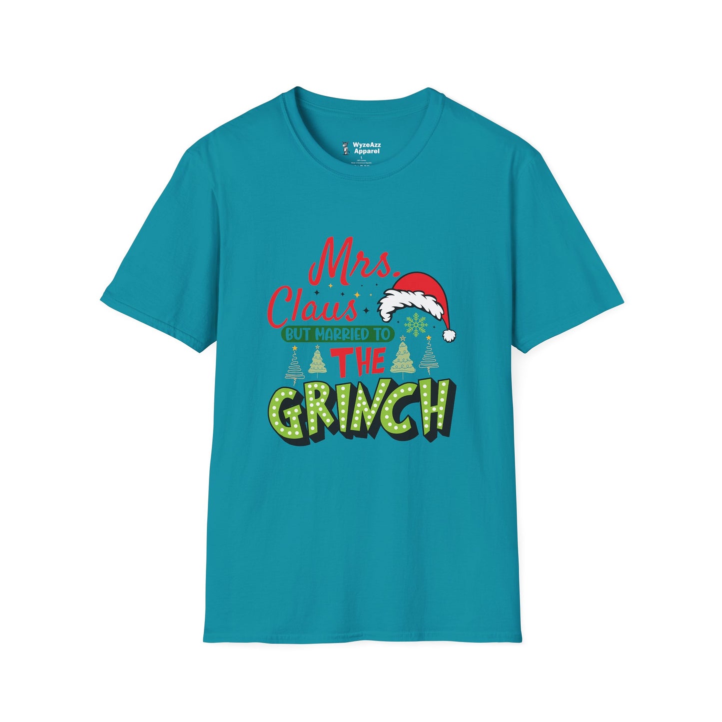 Mrs Claus But Married To The Grinch T-Shirt