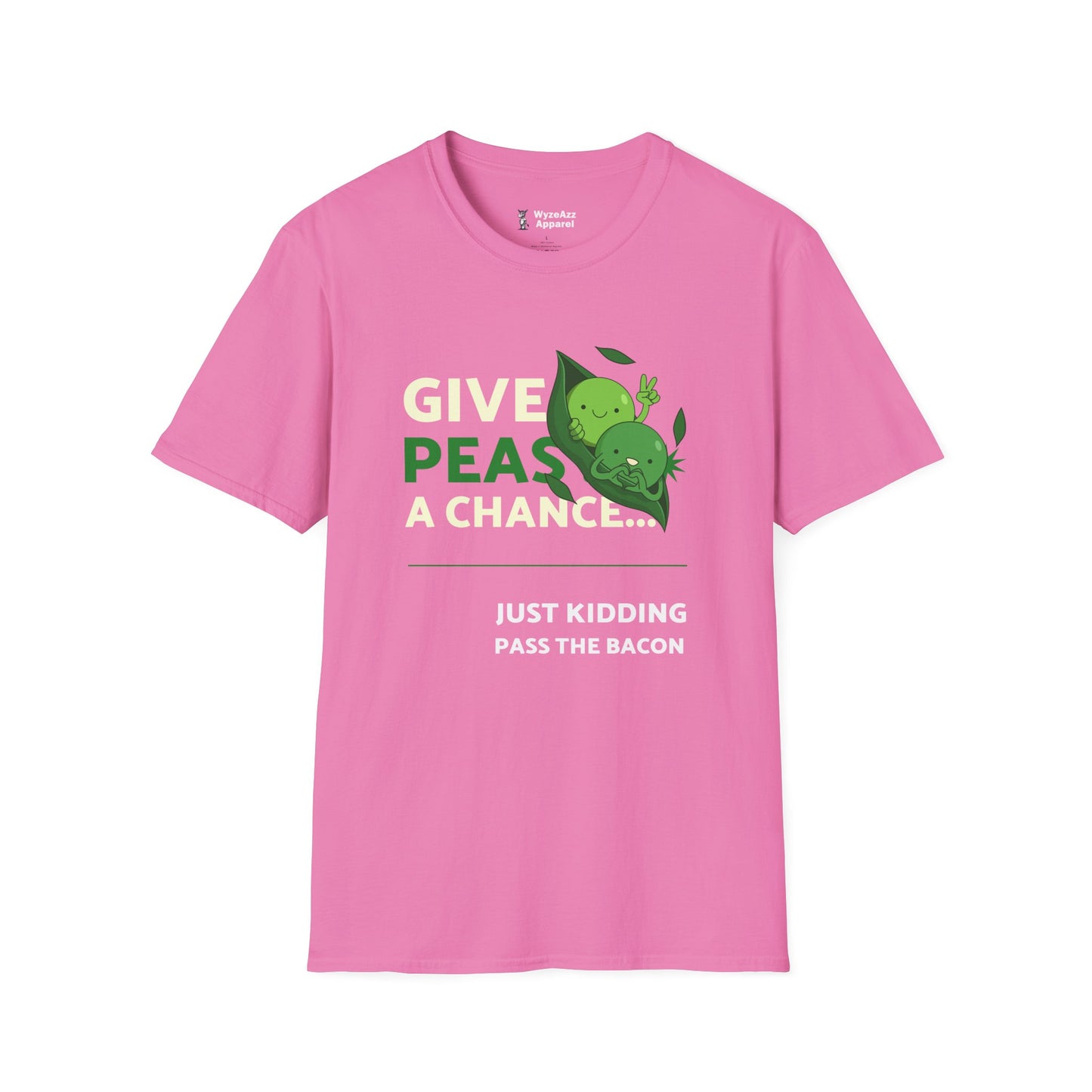 Give Peas A Chance - Bacon T-Shirt