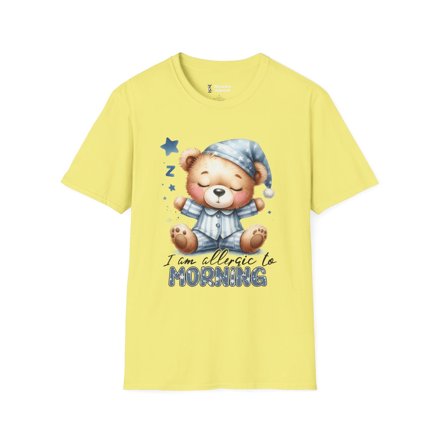 I Am Allergic To Morning  Teddy Bear T-Shirt